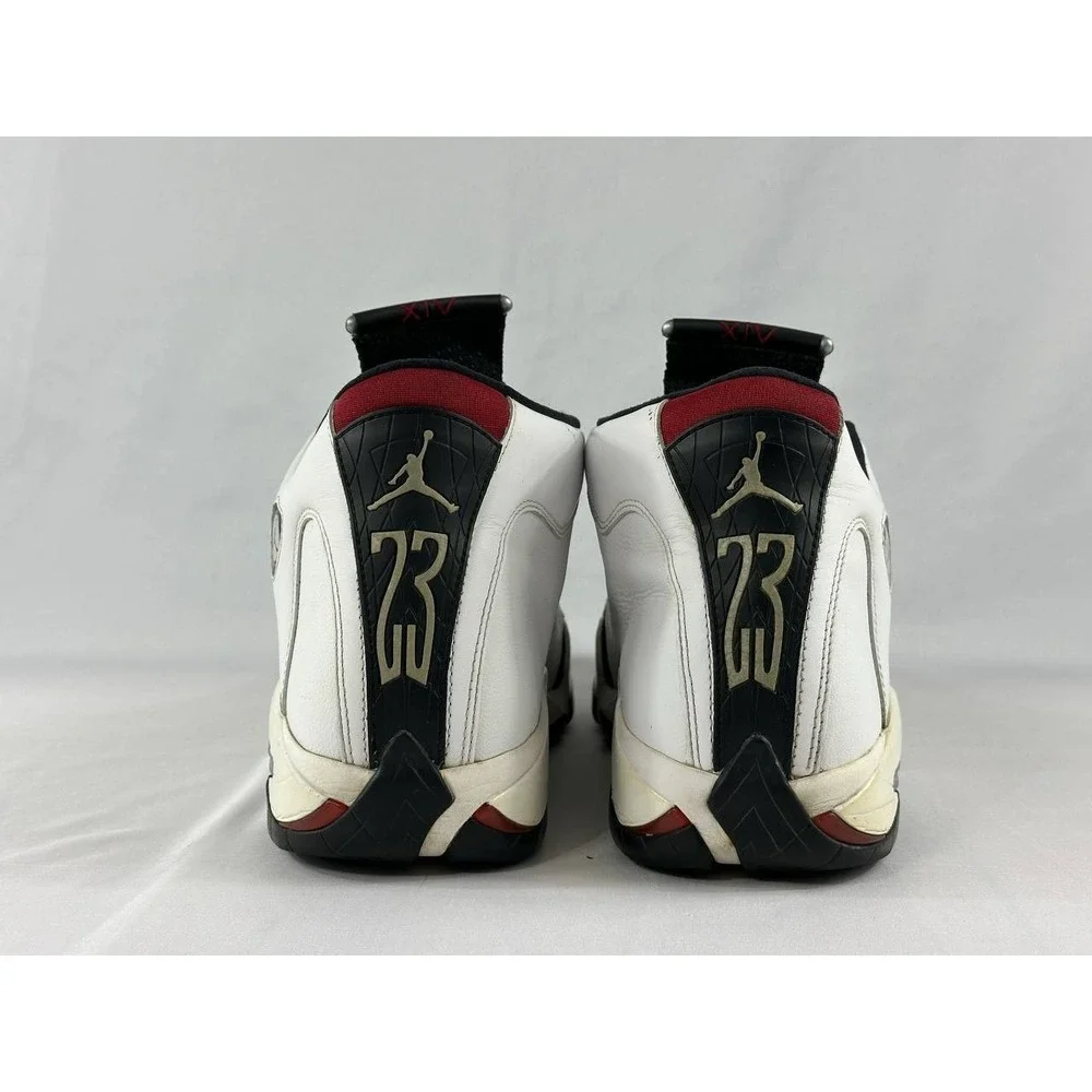 Nike Air Jordan 14 Retro 'Black Toe' 2014 487471-102 Men's Size 13